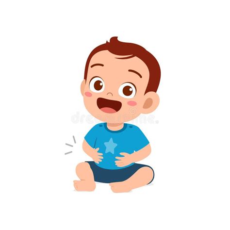 Cartoon Boy Sitting Full Stomach Stock Illustrations – 8 Cartoon Boy Sitting Full Stomach Stock ...