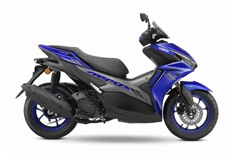 Racing Blue Yamaha AEROX 155 colour option | IAMABIKER - Everything Motorcycle!