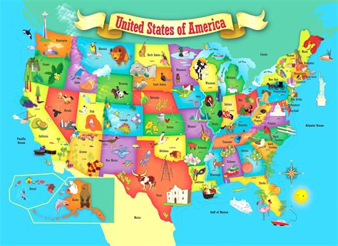 Printable Map Of The US Mark The States Ive Visited Craft USA - Map of us printable for kids ...