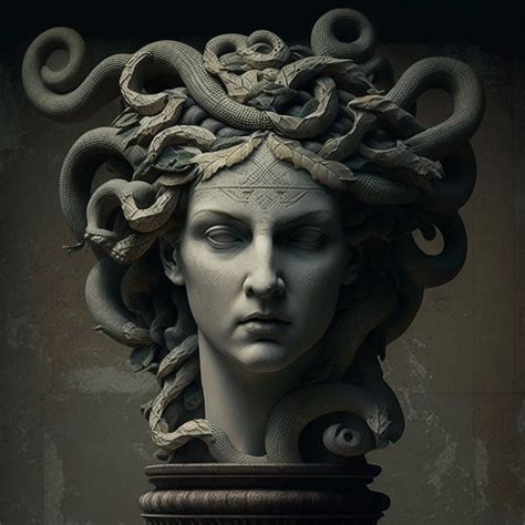 Medusa Head Sculpture/ Statue | Medusa pictures, Greek mythology ...