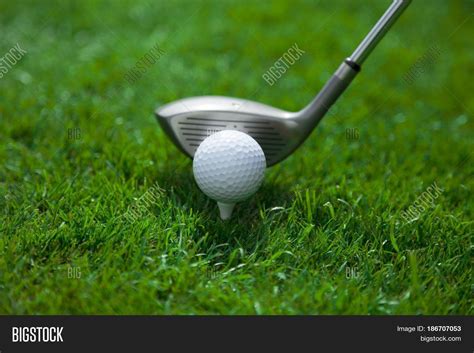 Close- Golf Ball Golf Image & Photo (Free Trial) | Bigstock