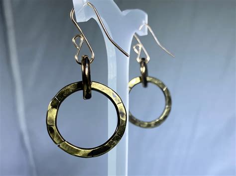 Simple Brass Earrings