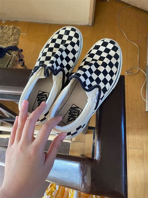 Vans checkerboard, Women's Fashion, Footwear, Sneakers on Carousell