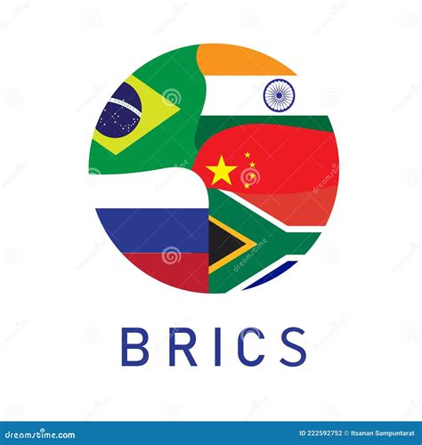 BRICS . Association Of 5 Countries Brazil . Russia . India . China ...