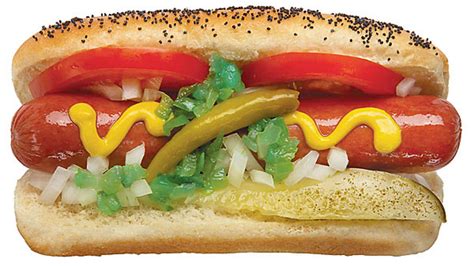 The 7 toppings of the Chicago hot dog