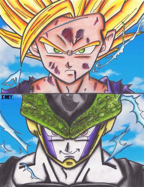 Gohan Vs Cell Super Saiyan 2