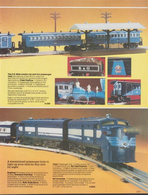 Lionel O-Gauge Electric Trains Traditional Series catalog 1983