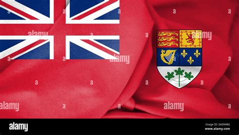 Canadian Red Ensign (1921-1957). 3D Illustration Stock Photo - Alamy