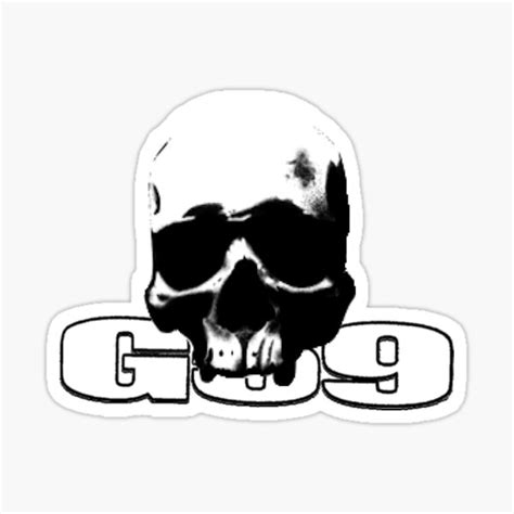 "GREYFIVENINE SKULL LOGO" Sticker for Sale by cvirk-designs | Redbubble