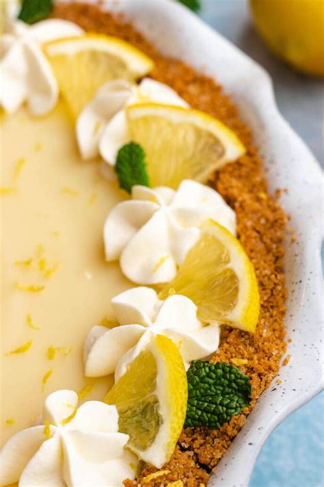 Easy Lemon Pie Recipe - Dinner, then Dessert