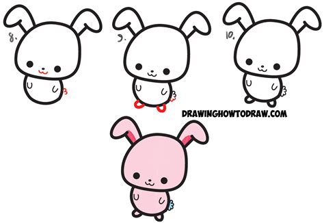 How to Draw Cute Cartoon Characters from Semicolons - Easy Step by Step Drawing Tutorial for ...