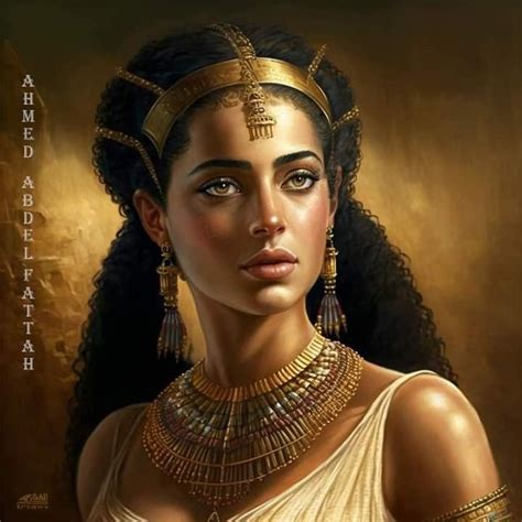 Egyptian Queens by AI Artificial intelligence, Ancient Egypt, الذكاء الاصطناعي ملكات مصريات ...