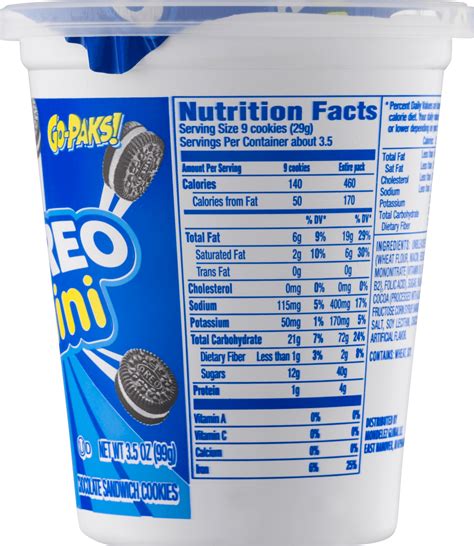 Mini Oreos Nutrition Facts – Blog Dandk