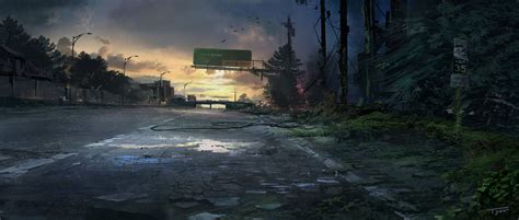 Abandoned Road, Tysen Johnson | Apocalypse world, Apocalypse, Dystopian art