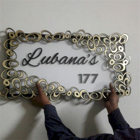 awesome 70 Modern and Affordable DIY Door Name Plates Ideas http://about-ruth.com/2017/08/28/70 ...