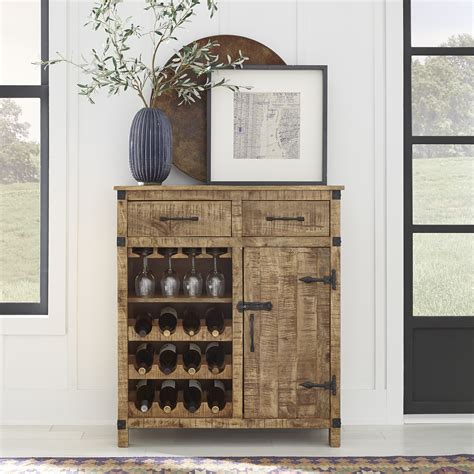 Emerson Wine Accent Cabinet NIS574434841 by Samuel Frederick Furniture at The Furniture Mall