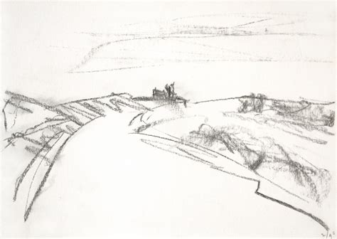 1990 - 'Sketch of Dutch coast', pencil drawing on paper, s… | Flickr