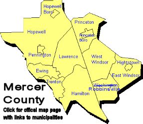 Map Of Mercer County Nj - Map With Cities