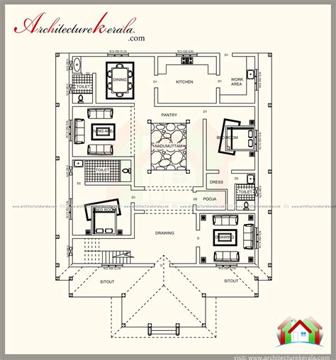 Traditional House Design Kerala Style - Under Asia