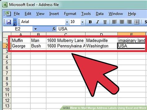 How to Mail Merge Address Labels Using Excel and Word: 14 Steps