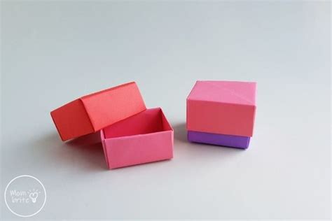 How to Make an Origami Box with Lid | Mombrite