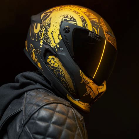 RUROC - RONIN HELMET | Custom motorcycle helmets, Cool motorcycle ...