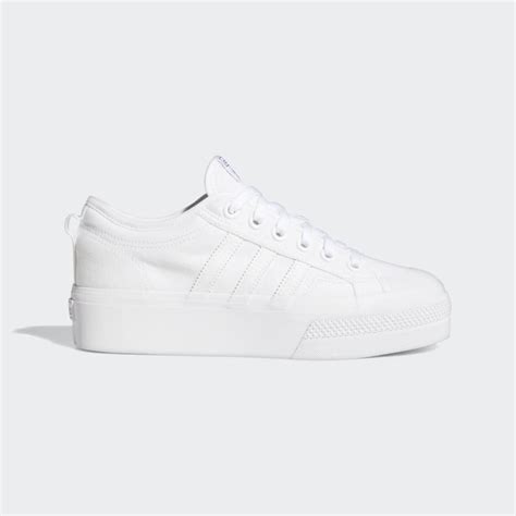 White adidas Nizza Platform Shoes | FV5322 | adidas US