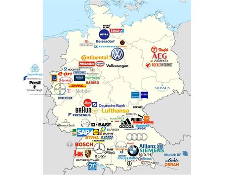 Major German companies and brands : r/MapFans