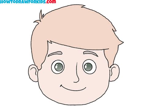 How to Draw a Boy's Face - Easy Drawing Tutorial For Kids