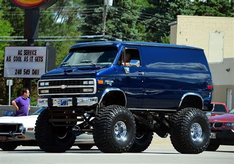 Lifted Chevy Van | Classic chevy trucks, Trucks, Custom trucks