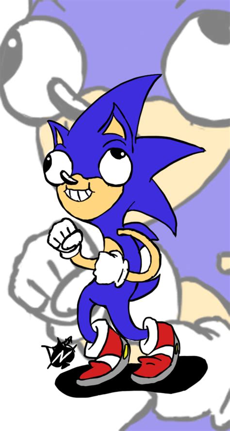 Sonic Derp by thehumancopier on DeviantArt