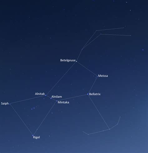 File:Orion constellation with star labels.jpg - Wikimedia Commons