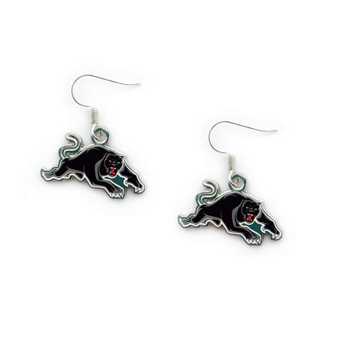 Penrith Panthers Logo Earrings | Team Colours