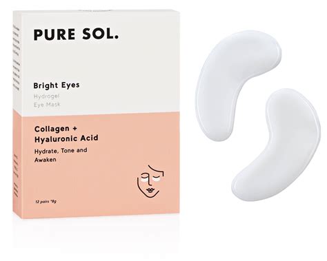 Pure Sol | Bright Eyes Hydrogel Eye Patch Collagen & Hyaluronic Acid ...