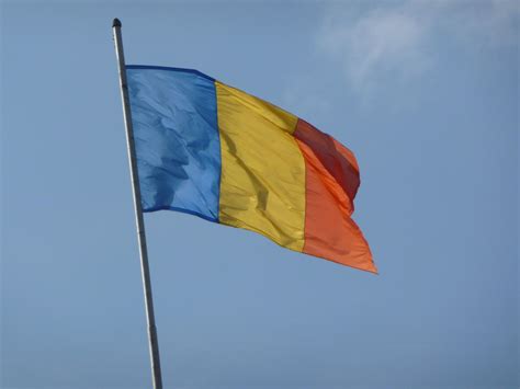 Romania National tricolor flag on clear Bucharest by Rikitza on DeviantArt