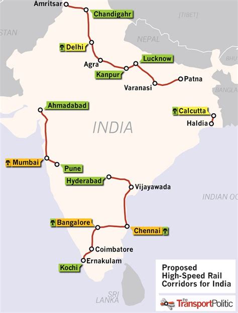 India-High-Speed-Rail-Map | The Metro Rail Guy