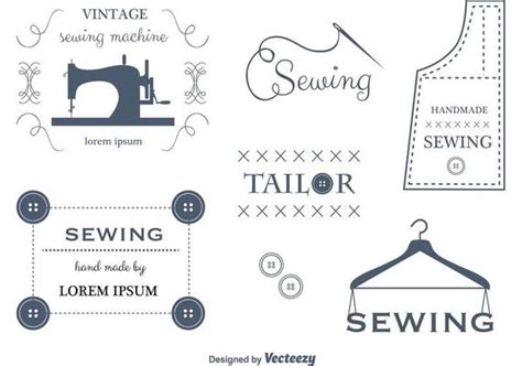 Sewing Logo Vector Art, Icons, and Graphics for Free Download