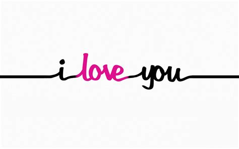 I Love You Typography - JattDiSite.com