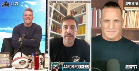 Aaron Rodgers makes surprise return to 'The Pat McAfee Show'