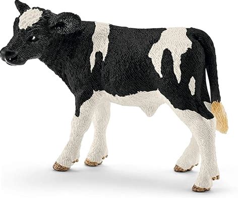 Amazon.com: Schleich Farm World, Farm Animal Toys for Kids and Toddlers, Black and White Baby ...