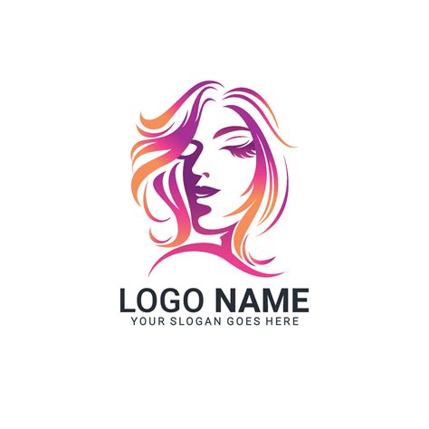 Beauty women logo design. Editable modern logo design 5253434 Vector Art at Vecteezy