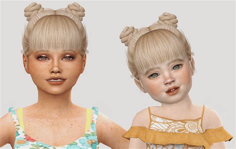 The Sims Resource: AdeDarma`s Issa hair retextured - Sims 4 Hairs | Sims hair, Sims 4 toddler ...