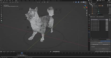 3D Fur Wolf Rigged and Animation in Blender model - TurboSquid 1988364