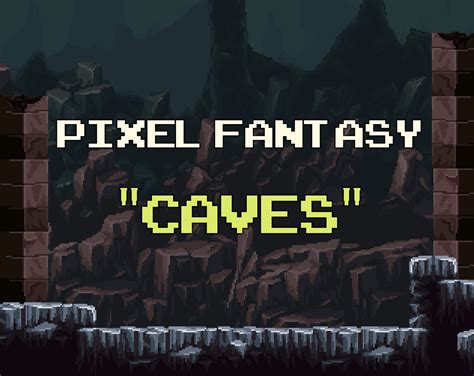 Cave Wall Pixel Art