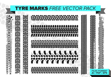 Tire Marks Free Vector Pack 122549 Vector Art at Vecteezy