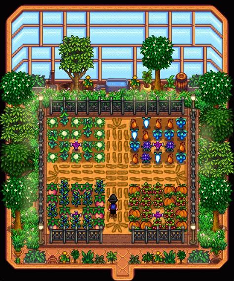 Greenhouse Design in 2022 | Stardew valley layout, Stardew valley, Stardew valley farms