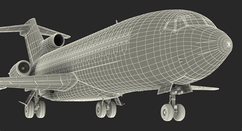 Boeing 727-100 Generic Rigged 3D model | 3D Molier International