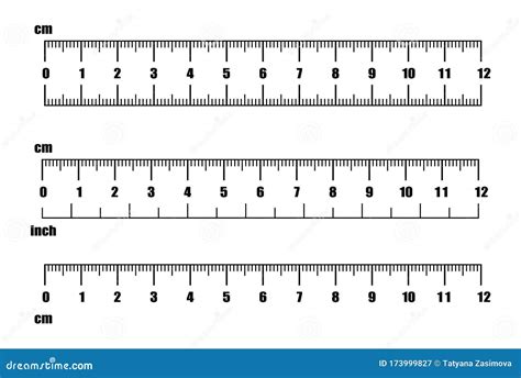 Rulers In Centimeters And Millimeters Stock Photo | CartoonDealer.com #167341242