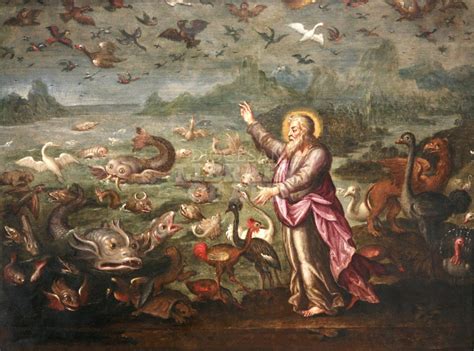 Diocesan Library of Art - God Creating The Birds And The Fishes