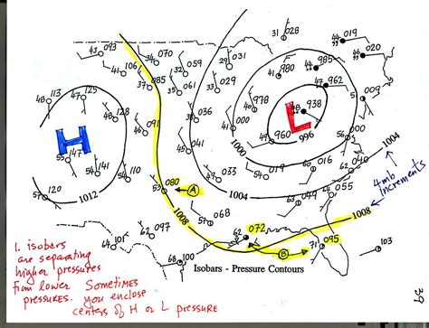 What Do Isobars Represent On A Map